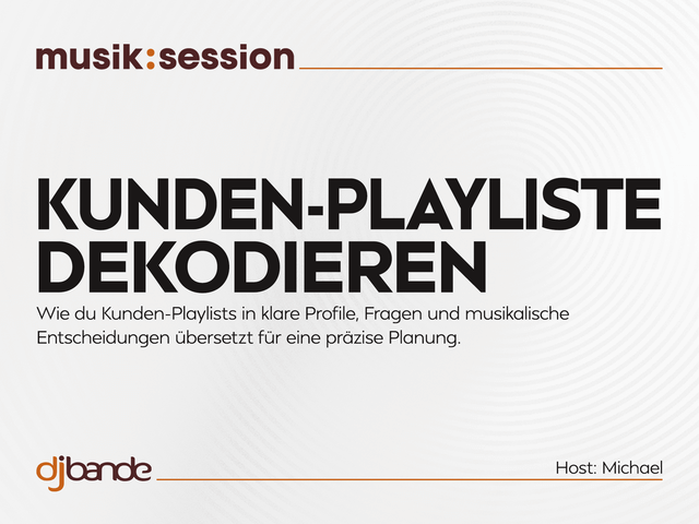 Bild zu Kunden-Playlist dekodieren